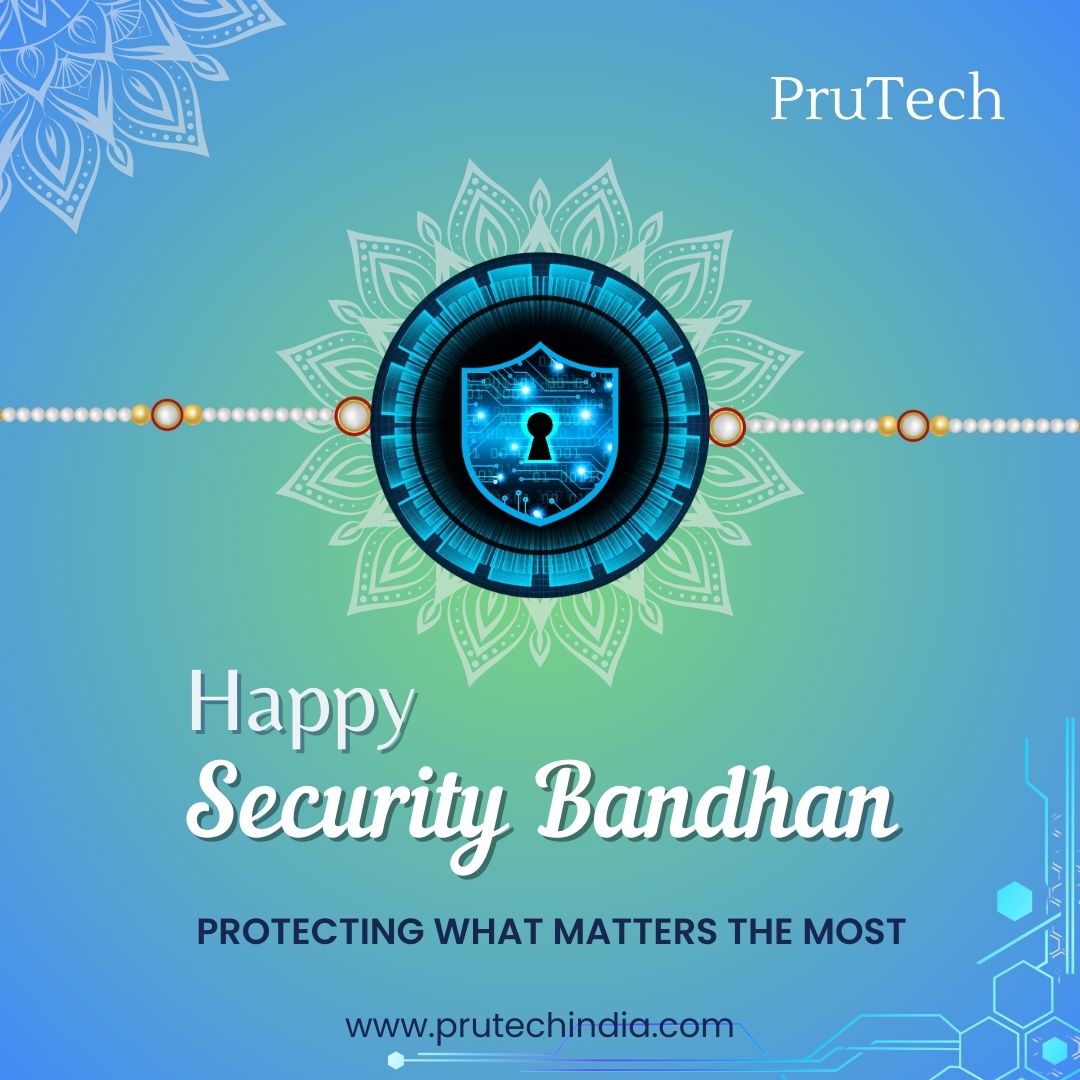 PruTech_India's tweet image. Just like a brother protects his sister on #Rakshabandhan, we protect your digital world. Stay secure, stay connected. Happy Security Bandhan! #CyberSecurity #PruTechSolutions