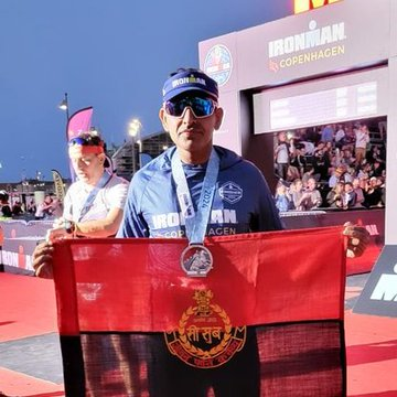 Harry_Sandhu20's tweet photo. Sh Harish Kajla, AC brings in laurels to the Nation & the Force by successfully completing Iron Man Challenge, held in Denmark. #BSF_Ironman #StrongBSF
#ArshadWarsi #rakshabandhan2024 #Devabhau Tollywood #IPL2025 #Pushpa2 #TejRan #oriele https://t.co/oZ63TxWlGu