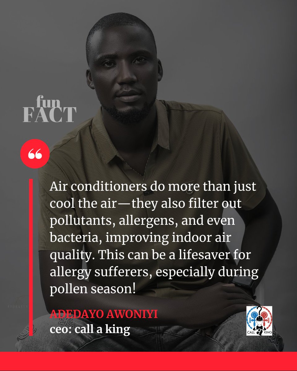 InfoCallaking's tweet photo. We’ll be sharing a daily dose of fun facts about air conditioning—one for each of the next five days or beyond! Whether you're in the HVAC industry, a tech enthusiast, or just someone who loves learning quirky facts, these posts are for you

#HVAC #fact #airconditioning #staycool https://t.co/vlmiDDID1i
