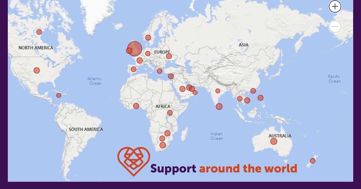Look where we've been able to provide support to <a href="/RICSnews/">RICS</a> surveyors around the world so far in 2024. Services accessed include grants, emotional support/ counselling, legal advice &amp; career support like help preparing for APC or dealing with referral. lionheart.org.uk/helping-you