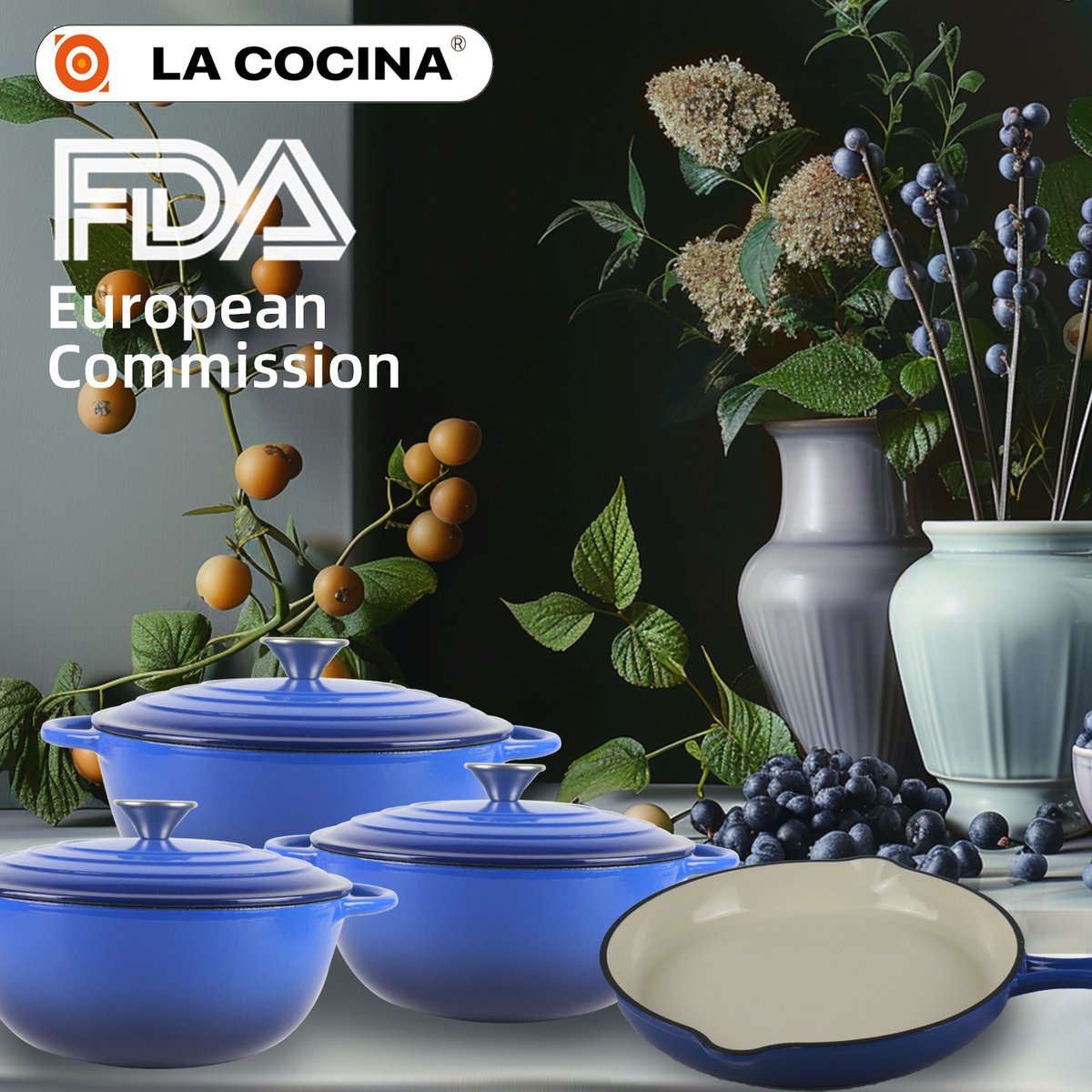 BonVoyagePot's tweet photo. La   Cocina 7 Piece Amazon Blue Cast Iron Enamel Cookware Set
    https://t.co/uIT8ddRdTL
    WhatsApp 060 6999 888 for service
    #Big5Cookware #BonVoyagePots #BonVoyagePot #SouthAfrica #Aluminium   #CookwareSet #ShopNow#Stainlesssteel pots #potset#Castiron #Lacocina https://t.co/piA2UqvvWE