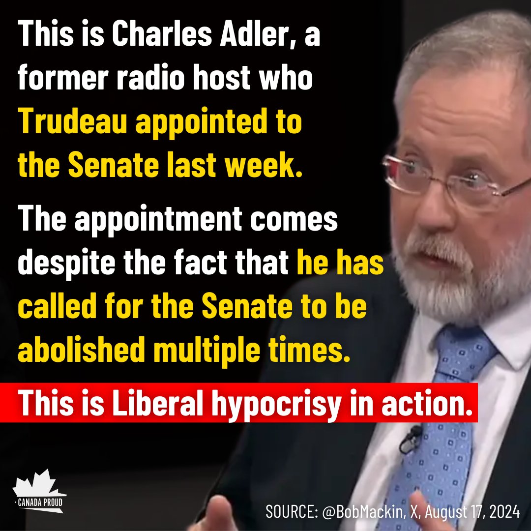WeAreCanProud's tweet image. Do you think Charles Adler is a HYPOCRITE?