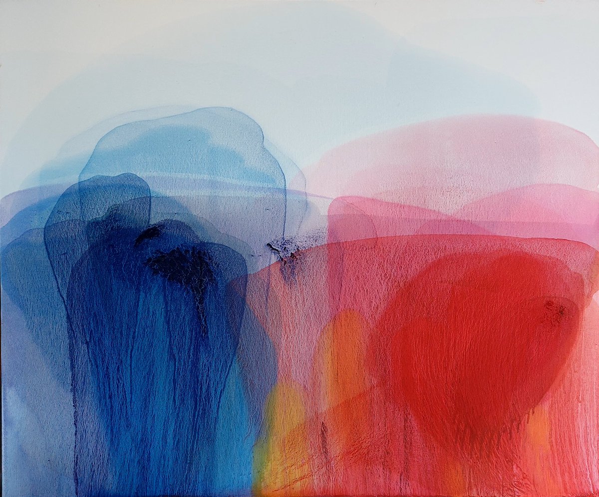 Landscape  in my mind.
Acrylic and oil on canvas 
H 120 cm.x W 150 cm.
#ทำงานศิลปะให้สม่ำเสมอ 
#ทำวันละนิดวันละหน่อย 
#ศิลปะภาพพิมพ์มช
#chaartsstudio 
#เด็กศิลปะภาพพิมพ์ทำงานจิตรกรรม