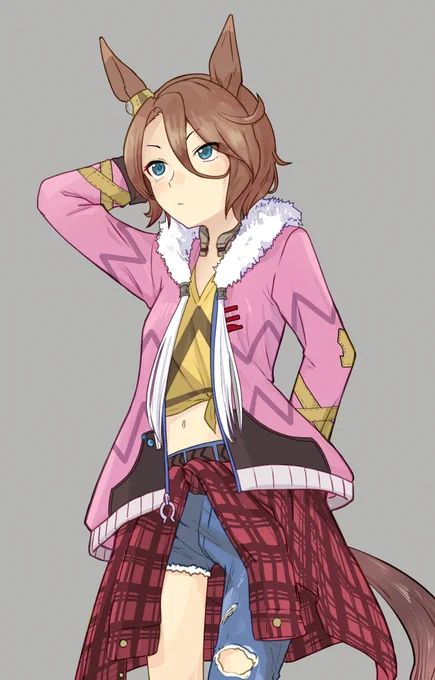 過去に描いたタイシンちょうど4枚だった#ナリタタイシンがいっぱい見れるタグ 