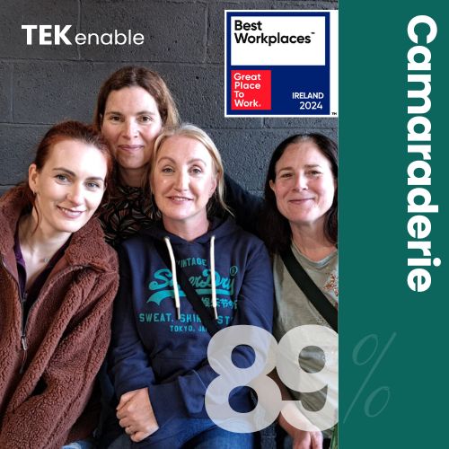 tekenable's tweet photo. “People care about each other here (91%)”, “We’re all in this together (87%)”, “You can count on people to cooperate (91%)” and “People celebrate special events around here (88%)”.
#gptwcertified #gptw #camaraderie #team #success #TEKenable https://t.co/PWNrWUy0gU