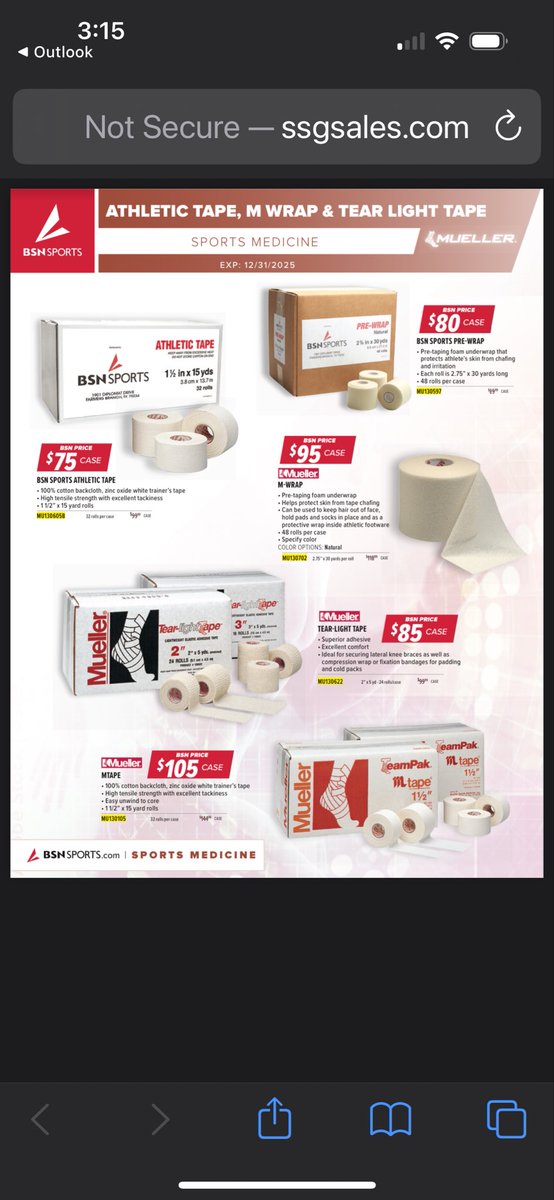 ⏰ Stock up your med kits‼️

Thank you to all the athletic trainers out there! Let us know what you need and we can get you restocked!