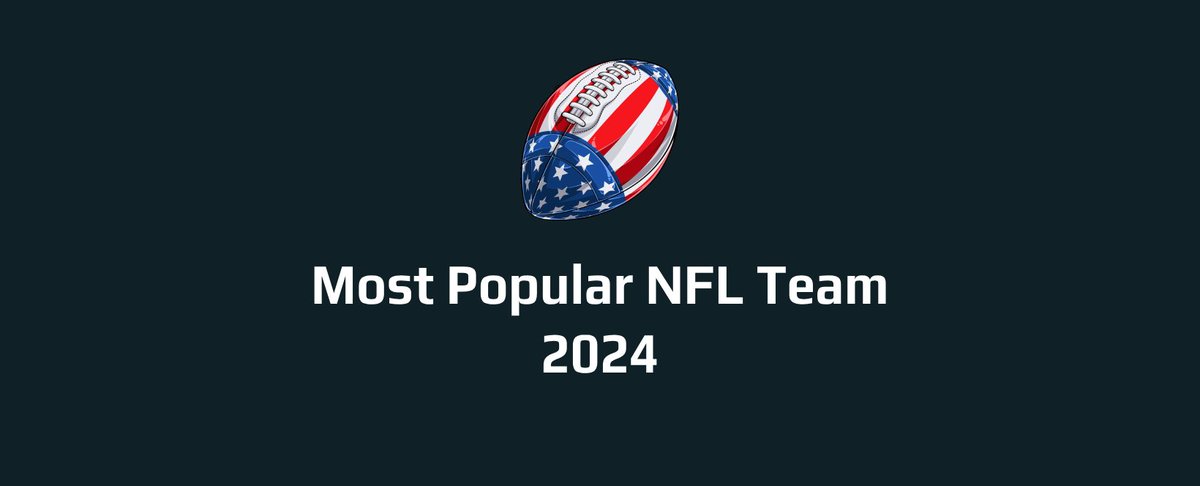 🇺🇸 Most Popular NFL Team 2024 
Vote for your favorite team here👉bit.ly/3X9690C

#NFL