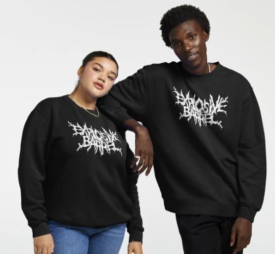ebarrelart's tweet photo. Slowly (Finally!) rebuilding the merch stand. Actually in love with how the Black Metal logo turned out! https://t.co/phKTd5L6tR