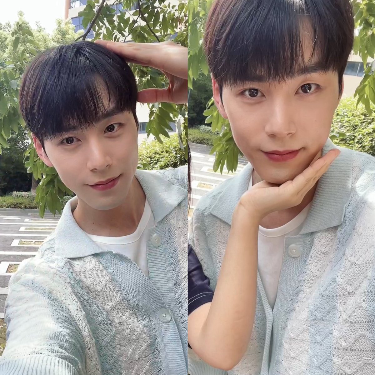 LycheeWang's tweet photo. 자연광 너무 좋다..🩵 https://t.co/89jxJ4Uz1o