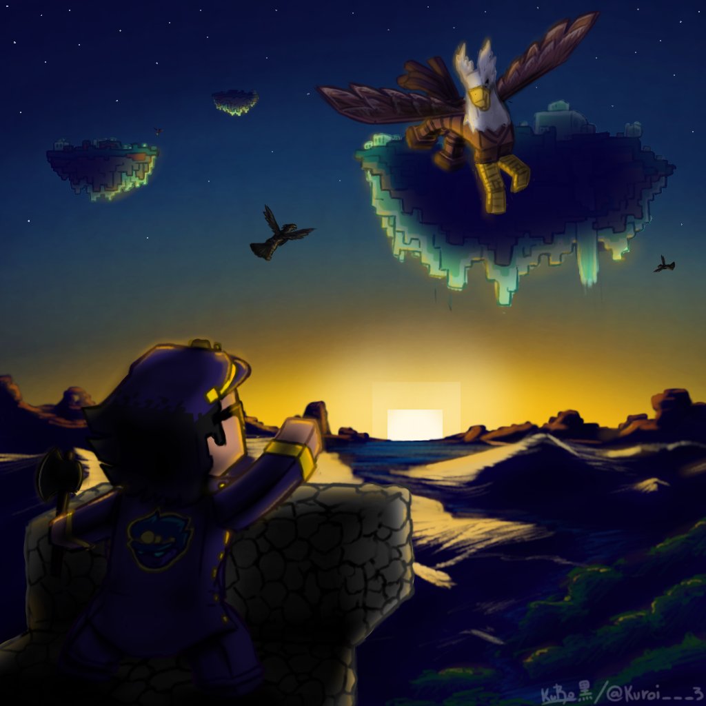 Kuroi___3's tweet image. 'El Incidente del #hipogrifo'
@umbramet Me tardé, pero finalmente está listo.
#Minecraft #iceandfire #hippogriff #tahuanticraft #rkgk #dibujo #drawing #artwork #color