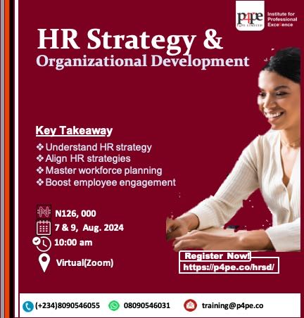 P4PEtwt's tweet image. Break free from administrative tasks and transform HR into a strategic driver of business growth. Done strategy before? Want to to it again? Register now: p4pe.co/hrsd/ #P4PEtraining #P4PEInstitute #HRMasterclass #OrganisationDevelopment #HRStrategy #HRTraining