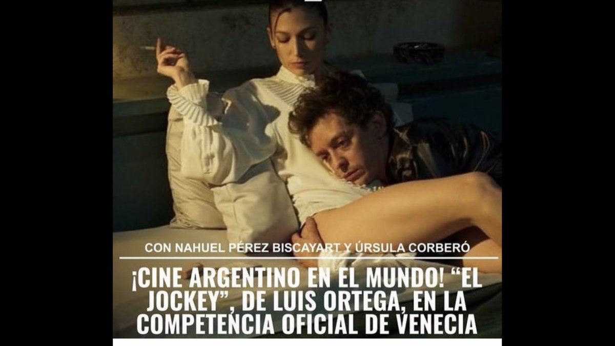 Se viene uno de nuestros últimos trabajos de dirección de casting . El yockey “dirigida por Luis Ortega ( El ángel )  con el lujo de la fotografía de TIMO SALIMEN director de fotografía de aki kaurismaki. #casting #cine #cultura producida Gracias al #incaa #cineArgentino #arte