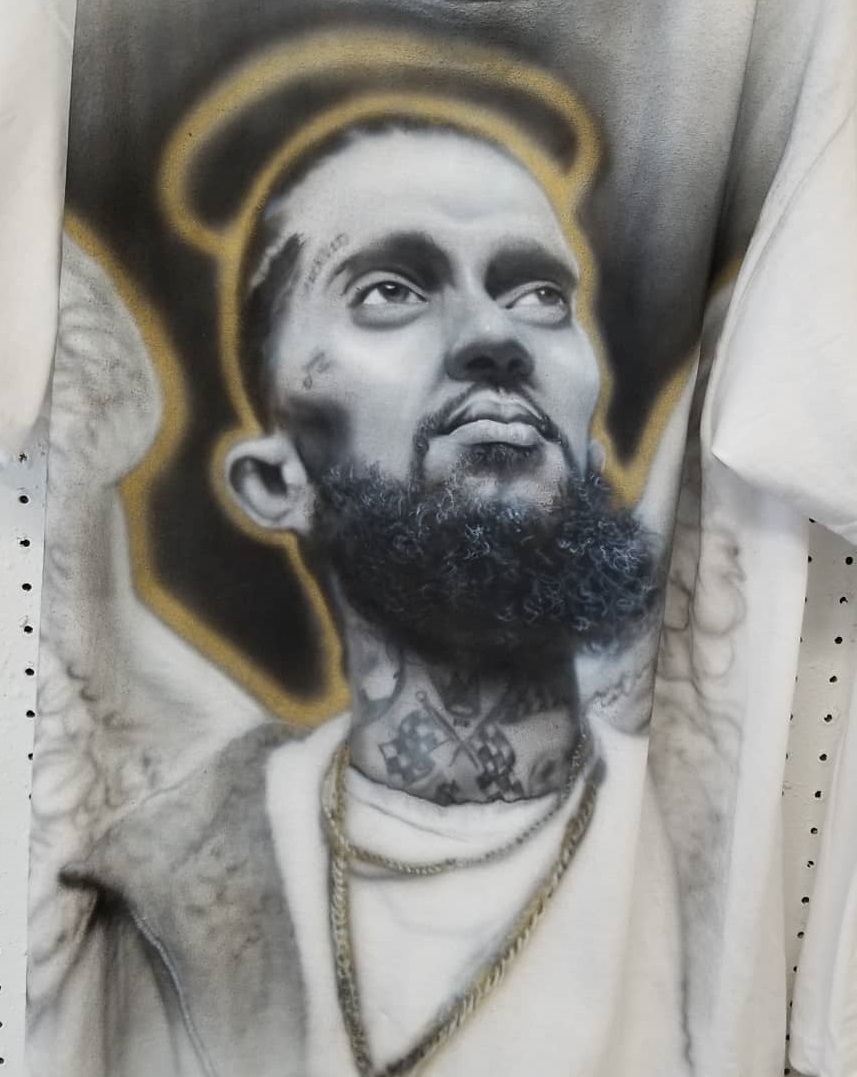 philly_airbrush's tweet photo. Airbrush Portrait T Shirt by Bryon "Mutt" Wackwitz @mutt_airbrush Mutt Airbrush Philadelphia PA @thatguymutt #airbrush #philly #bryon_wackwitz #customairbrush #handmade #artcommunity #localart #portrait #art @TheArtistMutt #airbrushapperal #RIP #whitetee #halo #angel #tshirt https://t.co/2OboHR3J68