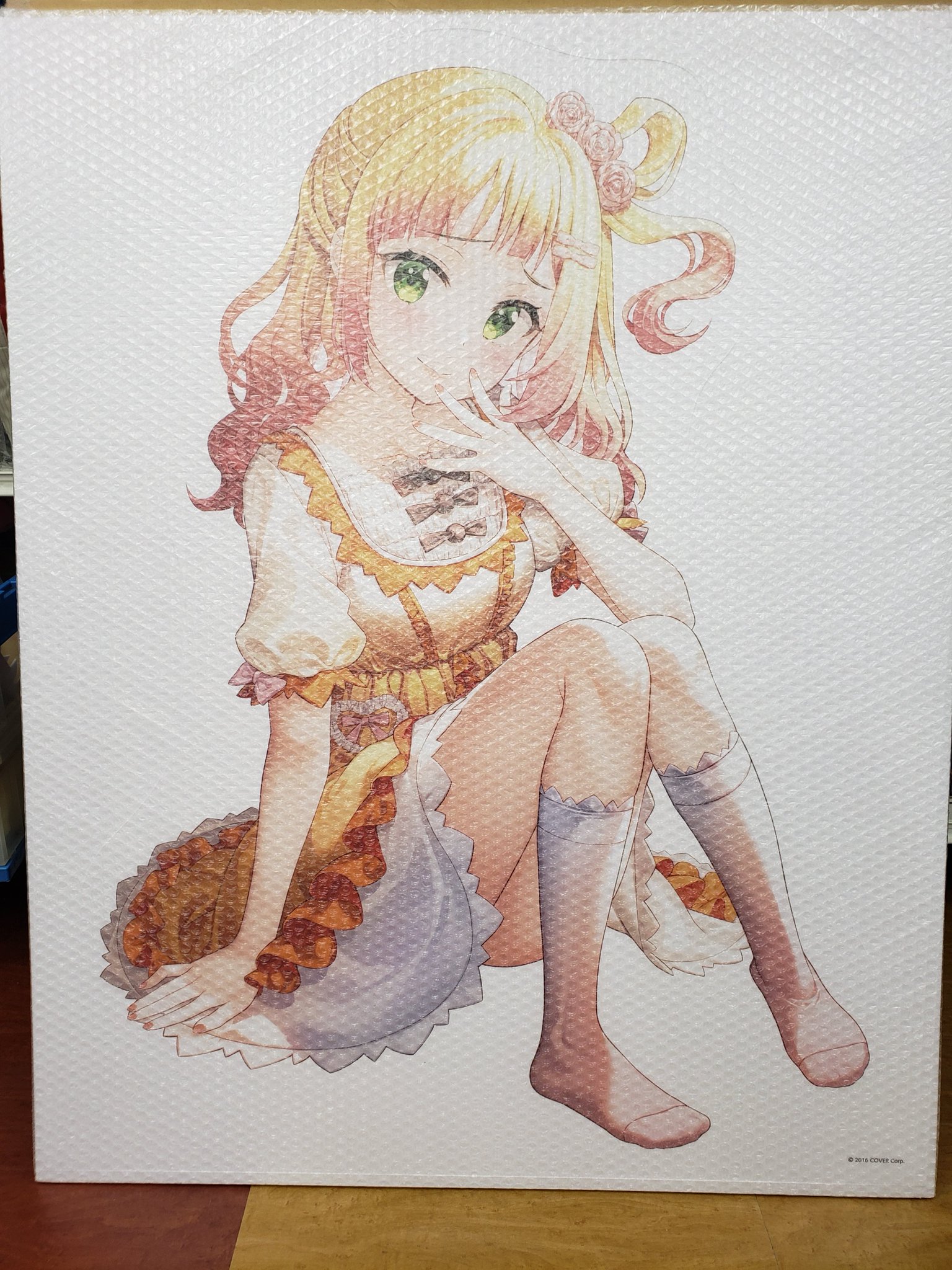 ナ*オ様 ホロライブくじ　エンタメチャンス　桃鈴ねね　複製サイン入りアクリルパネ ナ*オ様 ホロライブくじ エンタメチャンス 桃鈴ねね 複製サイン