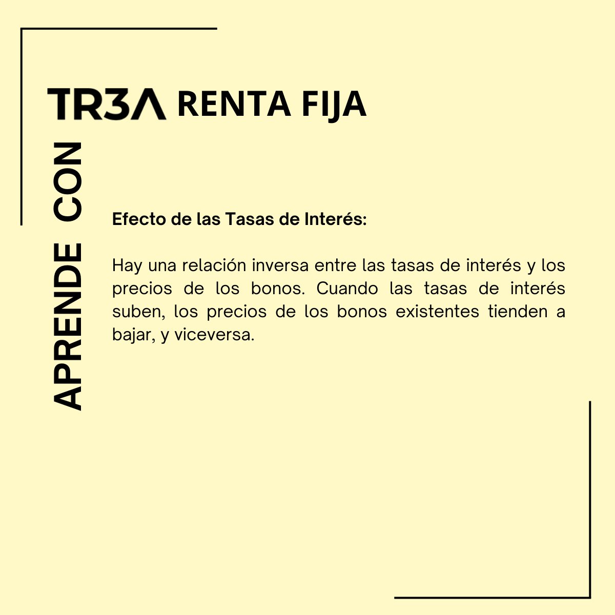 ¿Efecto de las tasas de interés? Aprende con Trea: Hablamos de #RentaFija
