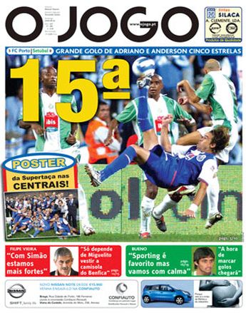 CapasFCPorto's tweet photo. Há 18 anos Rui Barros guiou o FC Porto à conquista da Supertaça pela 15.ª vez frente ao V. Setúbal
Adriano marcou o primeiro, Anderson o segundo, Vieirinha o terceiro e, tal como meses antes no Jamor, os portistas impuseram-se aos sadinos acabando por erguer o tão desejado troféu https://t.co/VLZZRWvAme