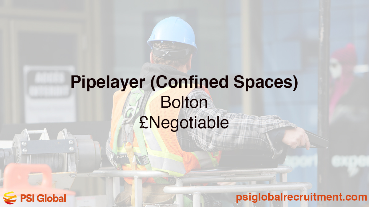 PSI_Recruitment's tweet image. Job Alert 📢 Our Major Projects team are recruiting a Pipelayer (with Confined Spaces) for work in Bolton. Contact James on 07407866773 to discuss further, or Apply Now on our website 👉 ow.ly/z91g50T0Qip @JCPinManchester #BoltonJobs #ConstructionJobs #Pipelayer