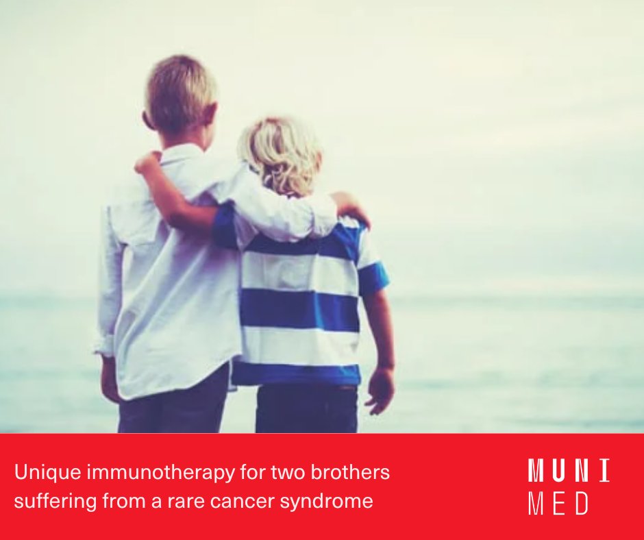 Science_MEDMUNI's tweet photo. Team of authors from our faculty, @CreaticMuni @CEITEC_Brno  @sci_muni @FNBrno  and collaborating 🇨🇦institutions published an article in @Nature_NPJ journal Precision Oncology
It discusses the specialized immunotherapy of two siblings with rare cancer predisposition
🧵👇 https://t.co/Pv1V9OVtXU