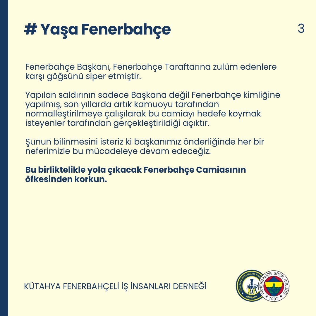 #yanındayızfenerbahcem