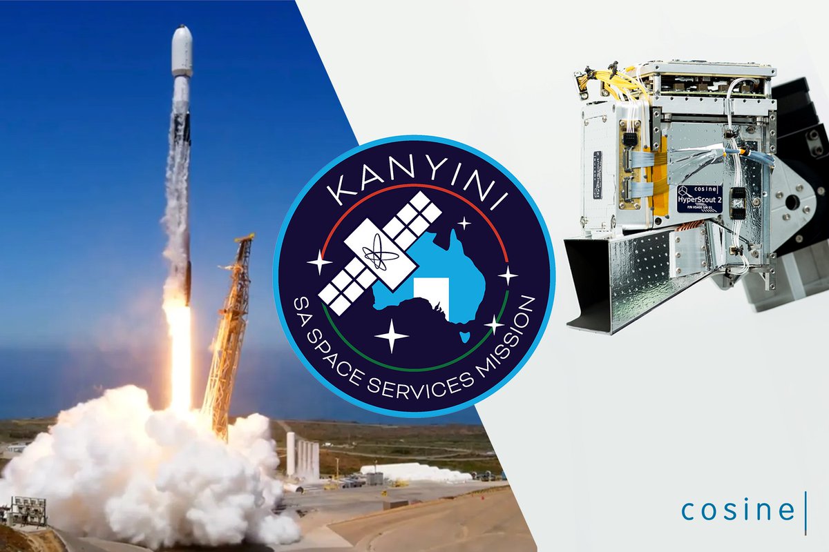 🚀 On August 16, 2024, another HyperScout®2 from cosine launched aboard <a href="/SpaceX/">SpaceX</a> 's Transporter-11 for South Australia’s first satellite mission, #Kanyini! Proud to support this groundbreaking mission! 🌍✨ #SpaceInnovation #AI <a href="/SmartSatCRC/">SmartSatCRC</a>

🔗cosine.nl/another-hypers…