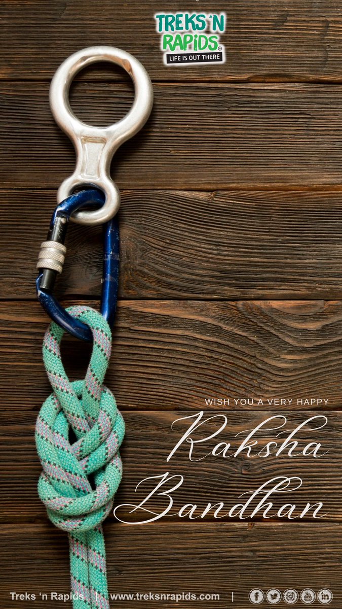 treksnrapids's tweet photo. Treks 'n Rapids wishes you a very happy Raksha Bandhan!

#RakshaBandhan2024 #SafetyFirst #TreksNRapids #AdventureSports #LifeIsOutThere https://t.co/ehRybXJfli