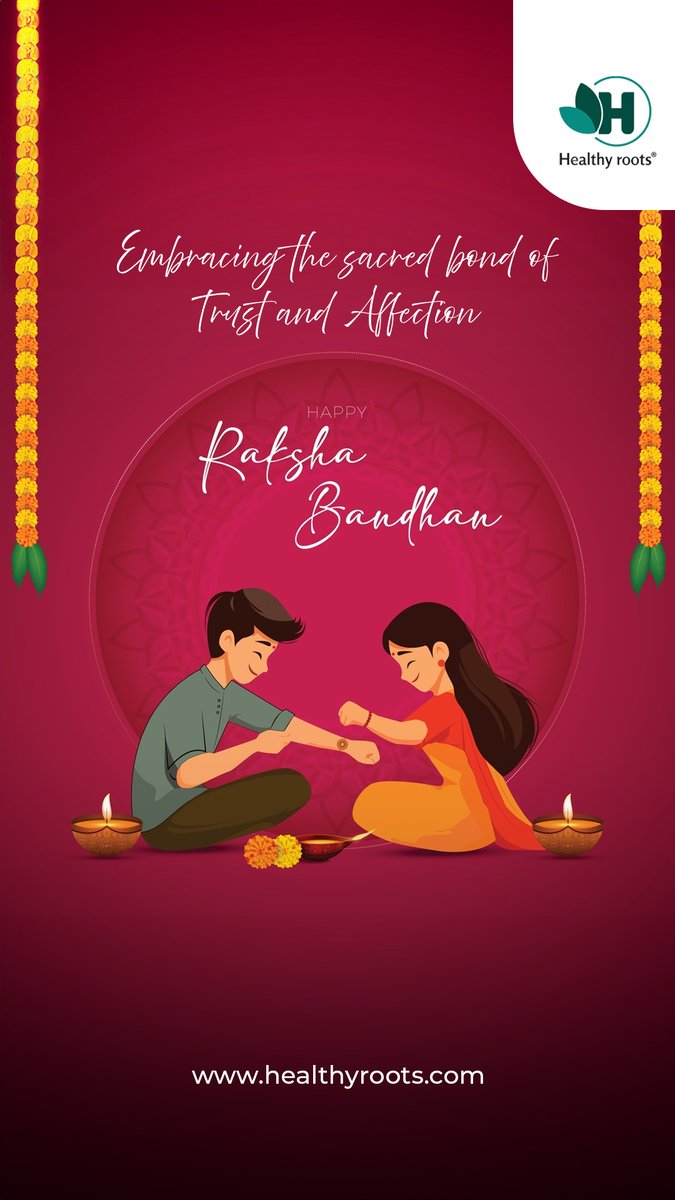 Healthyroots5's tweet photo. Happy Raksha Bandhan to all sis &amp; bro 👩‍👦 
.
.
#rakshabandhan2024 #RakhiCelebration #RakhiWishes #RakshaBandhanWishes https://t.co/TezrDPoUjN