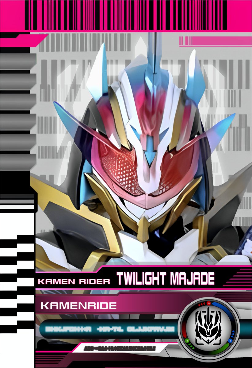 w_nxpu's tweet photo. カメンライド トワイライトマジェード
KAMENRIDE TWILIGHT MAJADE
#仮面ライダーガッチャード #仮面ライダーディケイド #ライダーカード #KamenRiderGotchard  #RiderCard https://t.co/3z6C2d7FIy
