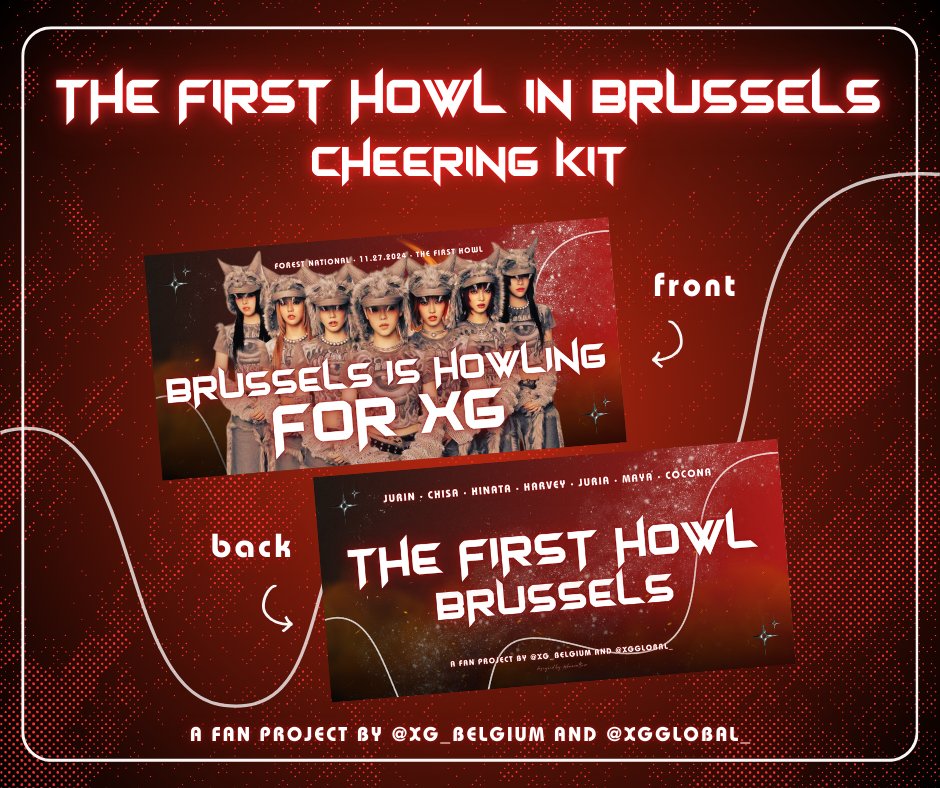 XG BELGIUM 🇧🇪 (@xg_belgium) on Twitter photo ALPHAZ !!!
Here is the final banner for the XG concert !!
If you want to reserve one you can donate to this paypal mail, 1€ = 1 banner !
📎 tokki.shopfr@gmail.com
We need about 50€ environ !
Help us fund this project for girls 🥰 ALPHAZ !!!
Here is the final banner for the XG concert !!
If you want to reserve one you can donate to this paypal mail, 1€ = 1 banner !
📎 tokki.shopfr@gmail.com
We need about 50€ environ !
Help us fund this project for girls 🥰