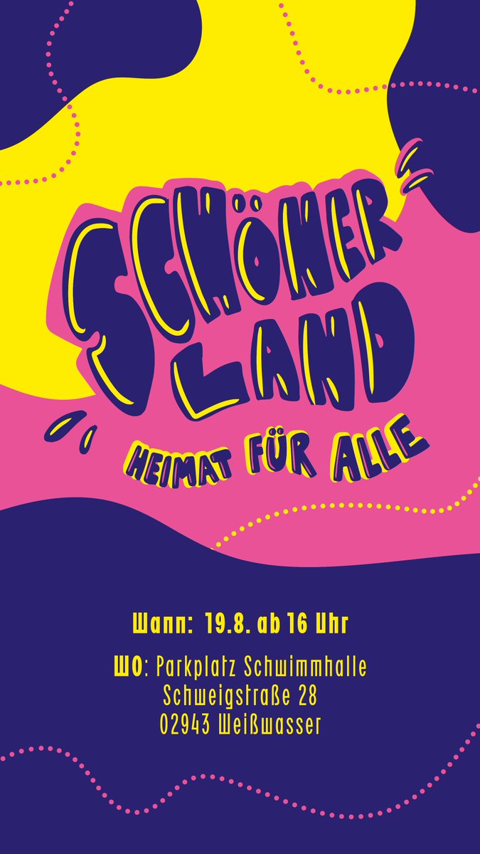 🥳Heute sind wir zusammen mit <a href="/stephanpalagan/">Stephan Anpalagan</a>, 
Kaddi Cutz @ Soziokulturelles Zentrum Telux in #Weißwasser in der  #Oberlausitz
Fühlt euch ❤️-lich eingeladen und feiert mit uns die #Demokratie!