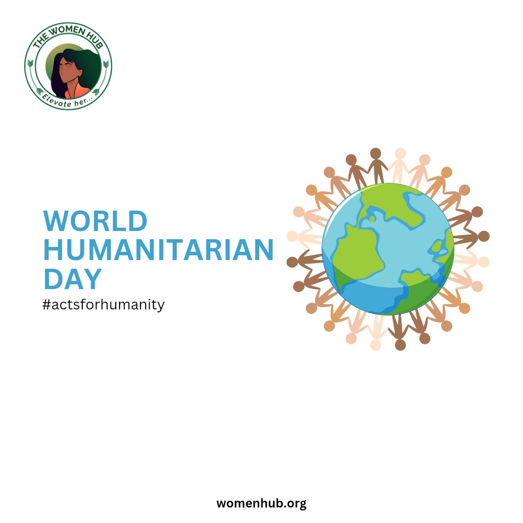 World Humanitarian Day!
 
This year's theme, Act for Humanity, reminds us that we all have the power to make a positive impact. Whether you're a humanitarian worker, a volunteer, or simply someone who cares about others, today we celebrate your strength and your incredible works