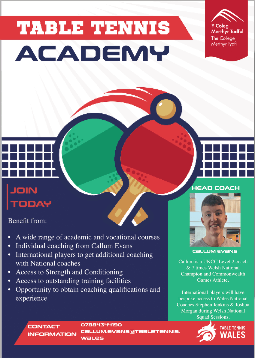 Table Tennis Wales tweet media