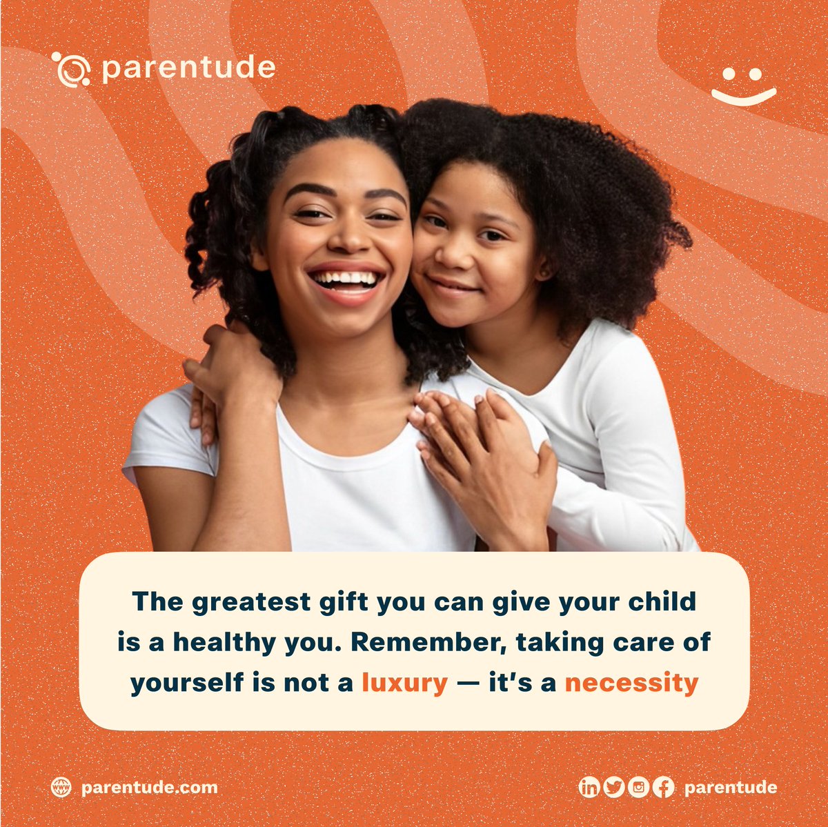 parentudeapp's tweet photo. Parents, this is a reminder to take care of yourself. A well-cared-for parent can better care for their children. Prioritize your well-being by taking time to relax, pursue your hobbies, and ensure you are physically and mentally healthy. https://t.co/KzDOVr94xO