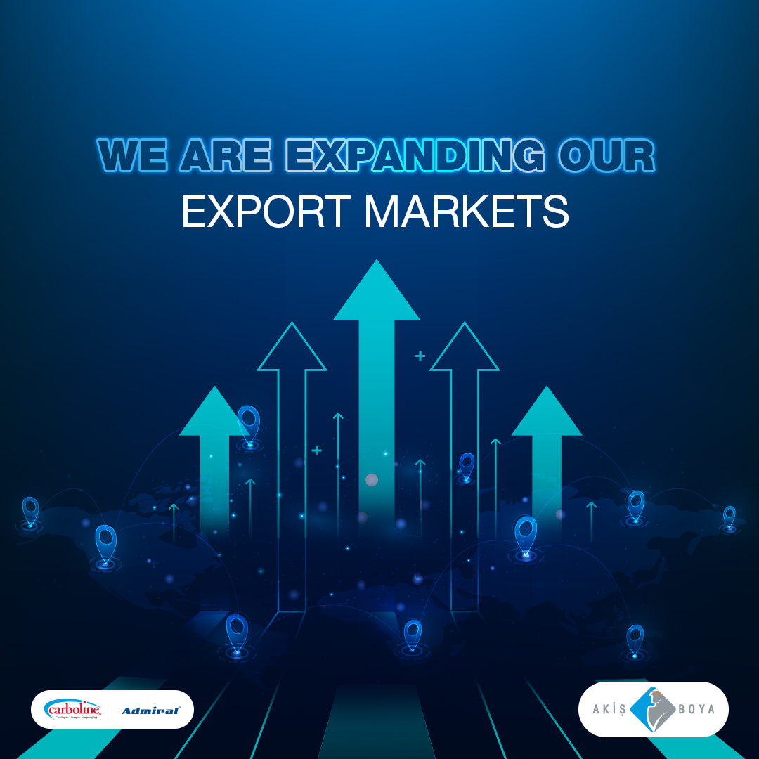 AkisBoya's tweet photo. We are making our name known in the global markets with our growing export volume every day. Coatings we produce with our understanding of quality and innovation reach all corners of the world and are appreciated in every geography.

#Akişboya #Akispaint #Carboline #Admiral https://t.co/ESAn6eqeAX