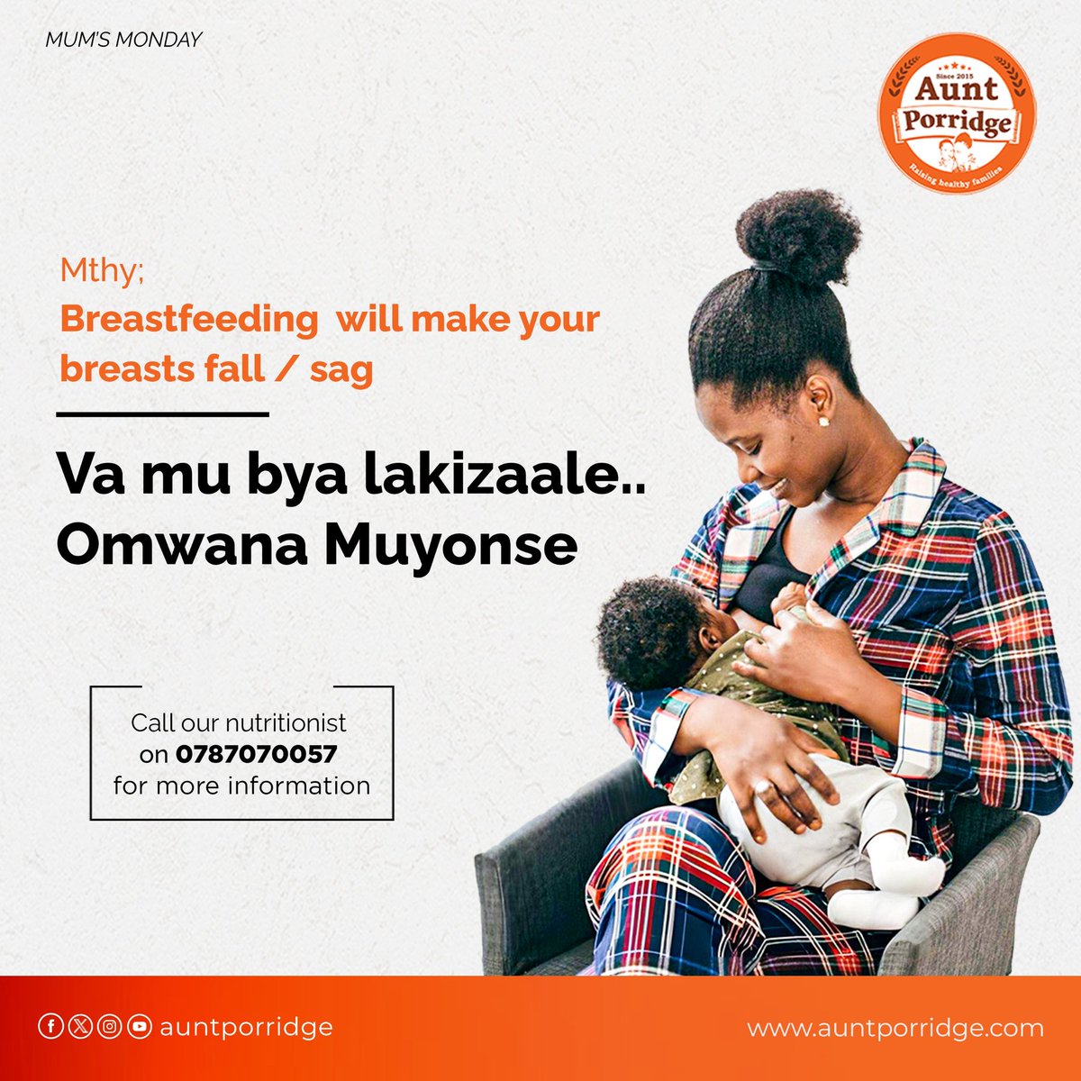 AuntPorridge's tweet photo. Myth busted!
Breastfeeding doesn't cause sagging breasts. It's a selfless act of love and nourishment for your child. Embrace it with pride! #MumsMonday https://t.co/xHfHjRK8or
