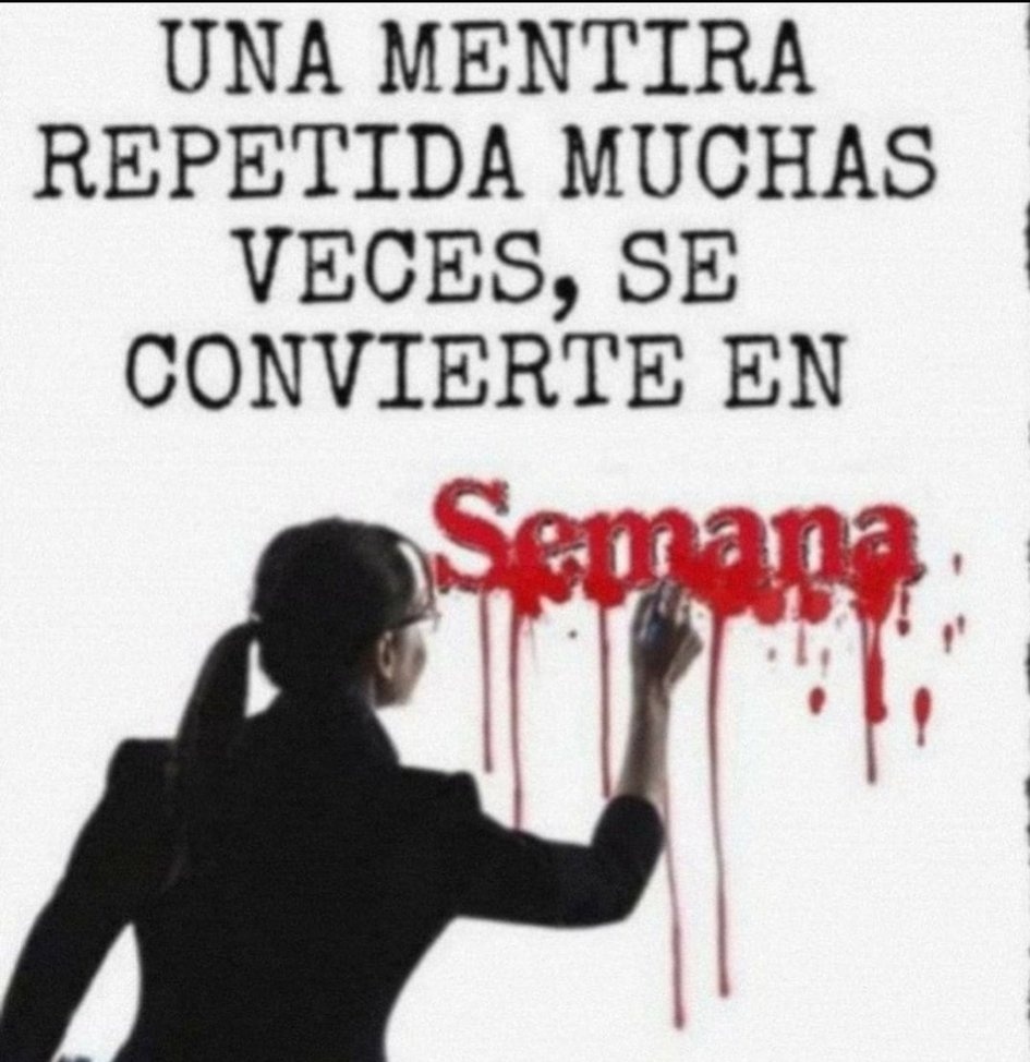 ➡️ ¿Por qué los Gilinsky dueños de Semana, sostienen una revista embustera con un periodismo insostenible?
#PeriodismoMiserable