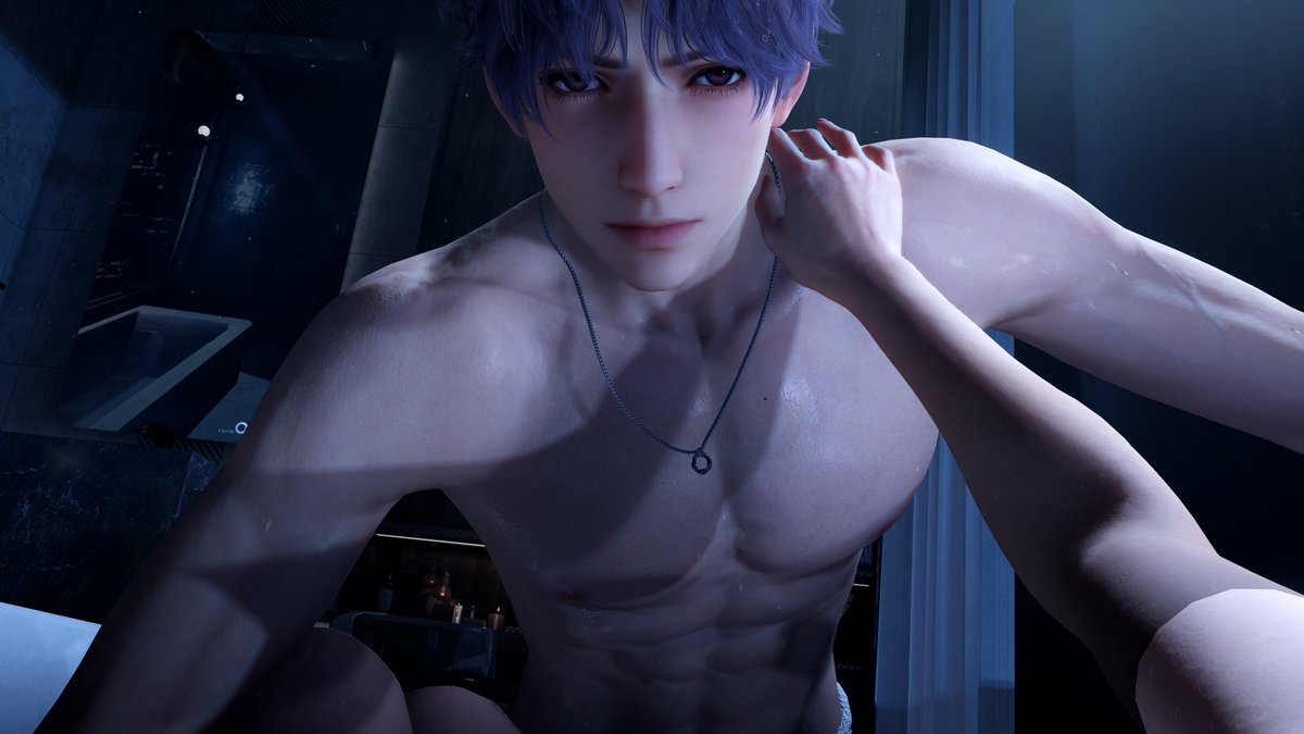 LittleBunnyCC's tweet photo. It's raining where I am and now all my thoughts are Rafayel. [UHD🐰📷] https://t.co/TptMBFC8dz