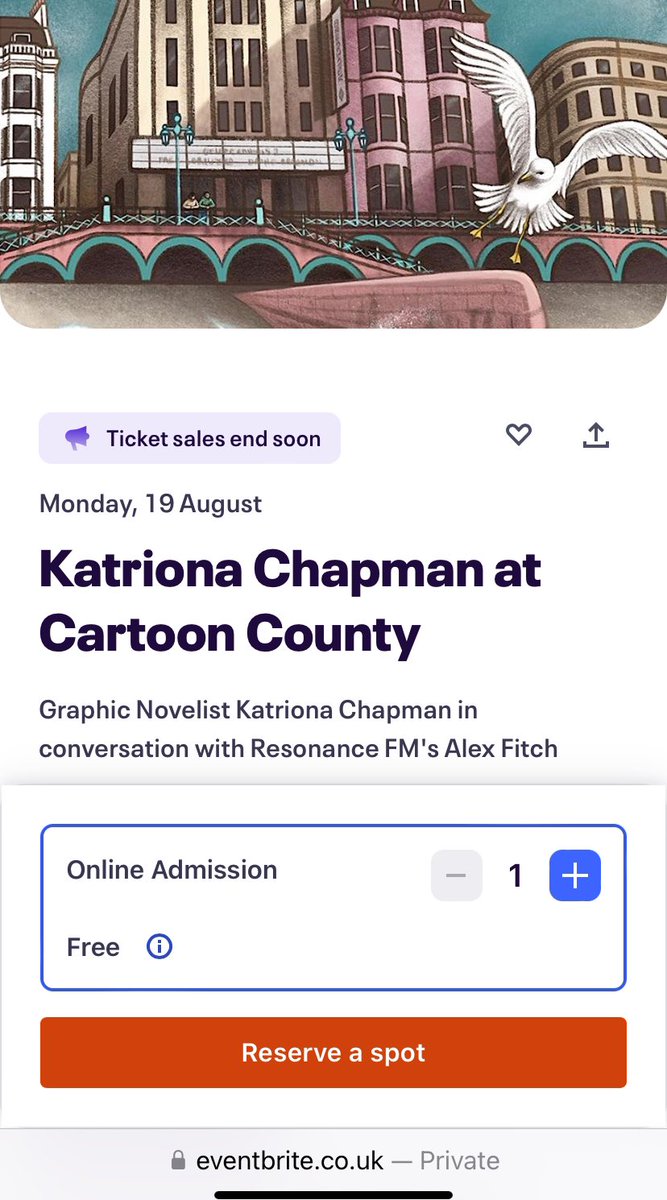 comicopera's tweet image. Tonight! @katchapman is guesting at Cartoon County in Brighton. Join us online 7.30 or in person 6.30 cartooncounty.com for her chat with @panelborders about her award-winning graphic novels, her work with @AveryHillPubl and her relationship with #Brighton