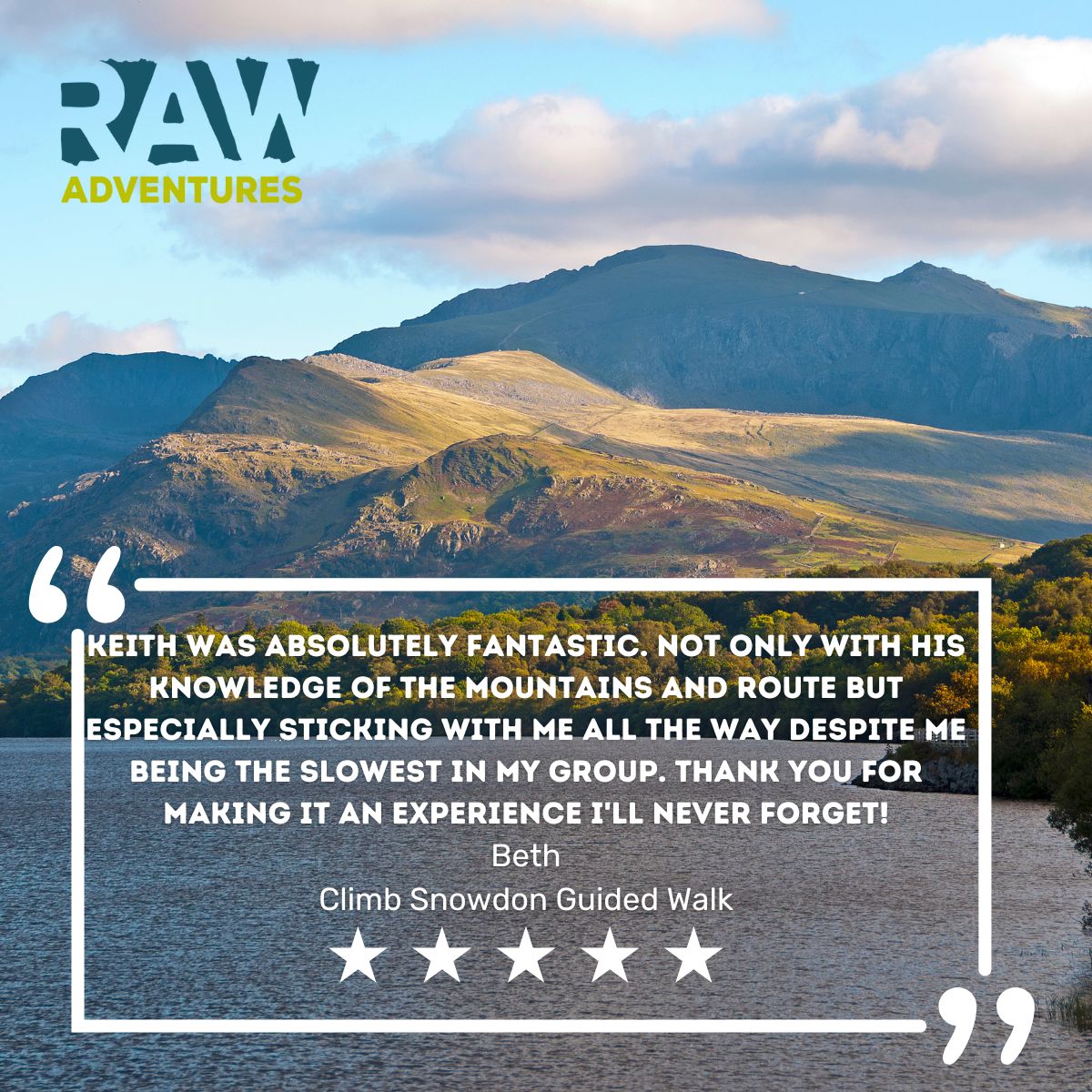This is why we do what we do! Thanks to our amazing mountain leader Keith for another epic #climbsnowdon adventure.
Find out more about guided Yr Wyddfa walks on our website: raw-adventures.co.uk/adventures/cli…

#snowdon #snowdonsummit