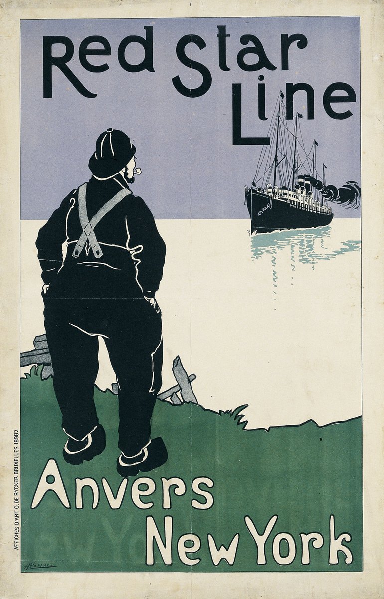 MuseuNac_Cat's tweet photo. #SabíeuQue #AlbertEinstein emigrà als #EstatsUnits en un vaixell de #RedStarLine? Entre 1873 i 1935, uns 2 milions de persones hi emigraren des d'Anvers amb vaixells de vapor d'aquesta companyia. 
https://t.co/umjshKD448 https://t.co/ShtSjMa5Kj