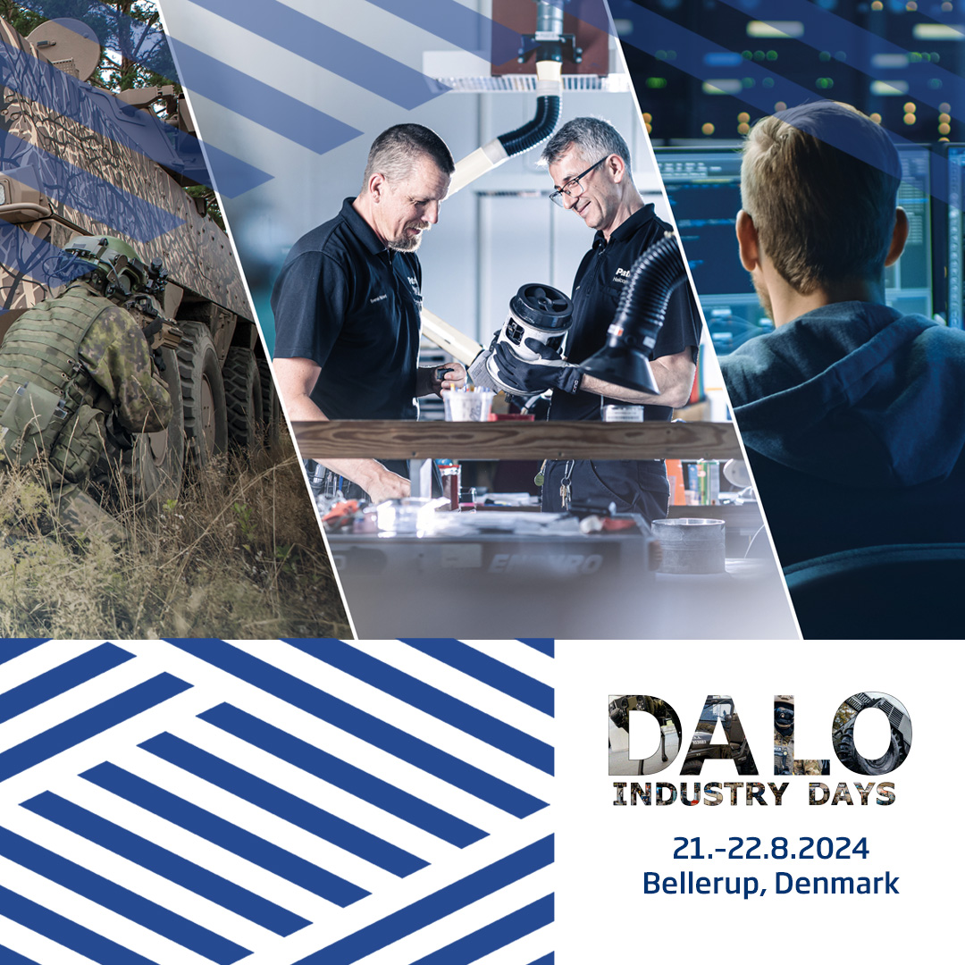group_patria's tweet photo. We are on the doorsteps of the 12th DALO Industry Days 2024 – let’s meet there! 🤝
DALO Industry Days
21 - 22 August 2024
Bellerup, Denmark
Learn more: https://t.co/JIqpCbBuy6
#PatriaGroup #Whenifisnotanoption #defenceindustry #DALOindustrydays #DALO2024 https://t.co/mb0yf4jl8w