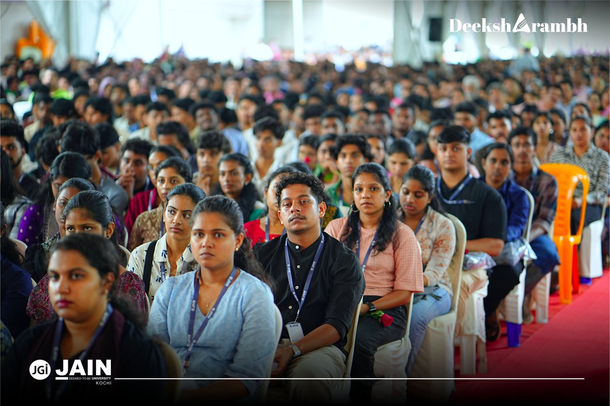 jain_kochi's tweet image. Deeksharambh for the batch of 2024 formally kicked off with the inspirational opening remarks and welcome address by our esteemed Pro Vice Chancellor, Smt. Dr. J. Letha.

#nowajainitetoo #deeksharambh #studentorientationprogramme #jainkochi #jaindeemedtobeuniversitykochi