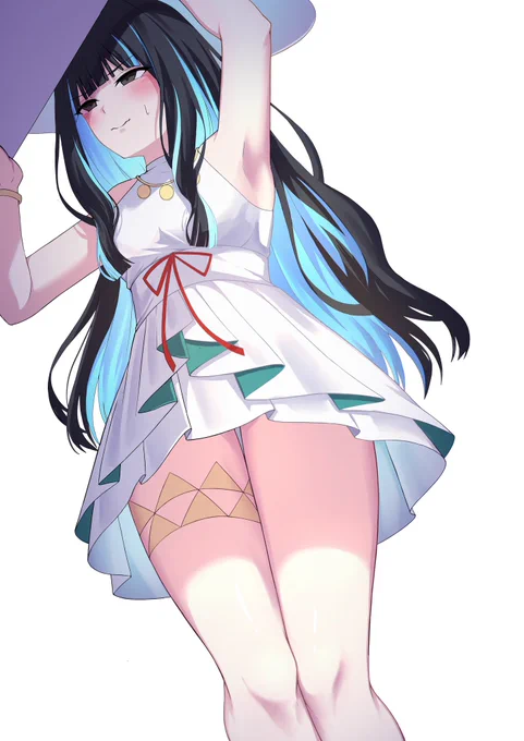 貰った模型を下から眺めるテノチティトラン#FGO #テノチティトラン 