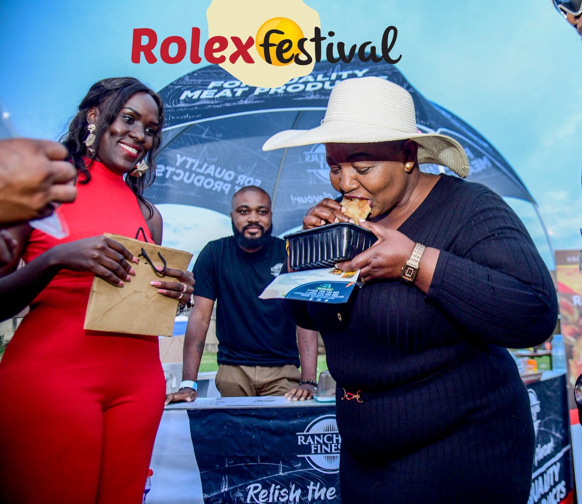 RolexFestival's tweet photo. Hon Minister @JustineLumumba loves Rolex like any other Ugandan🌯
#RolexFestival24 
📍Zoe Grounds Lugogo https://t.co/ks3X8mytiL