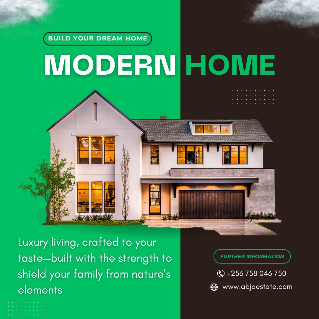 Start your week with peace of mind—your dream home can be luxurious, stylish, and weather-resistant. 

Let us build it for you.🏡

#WeAreABJA