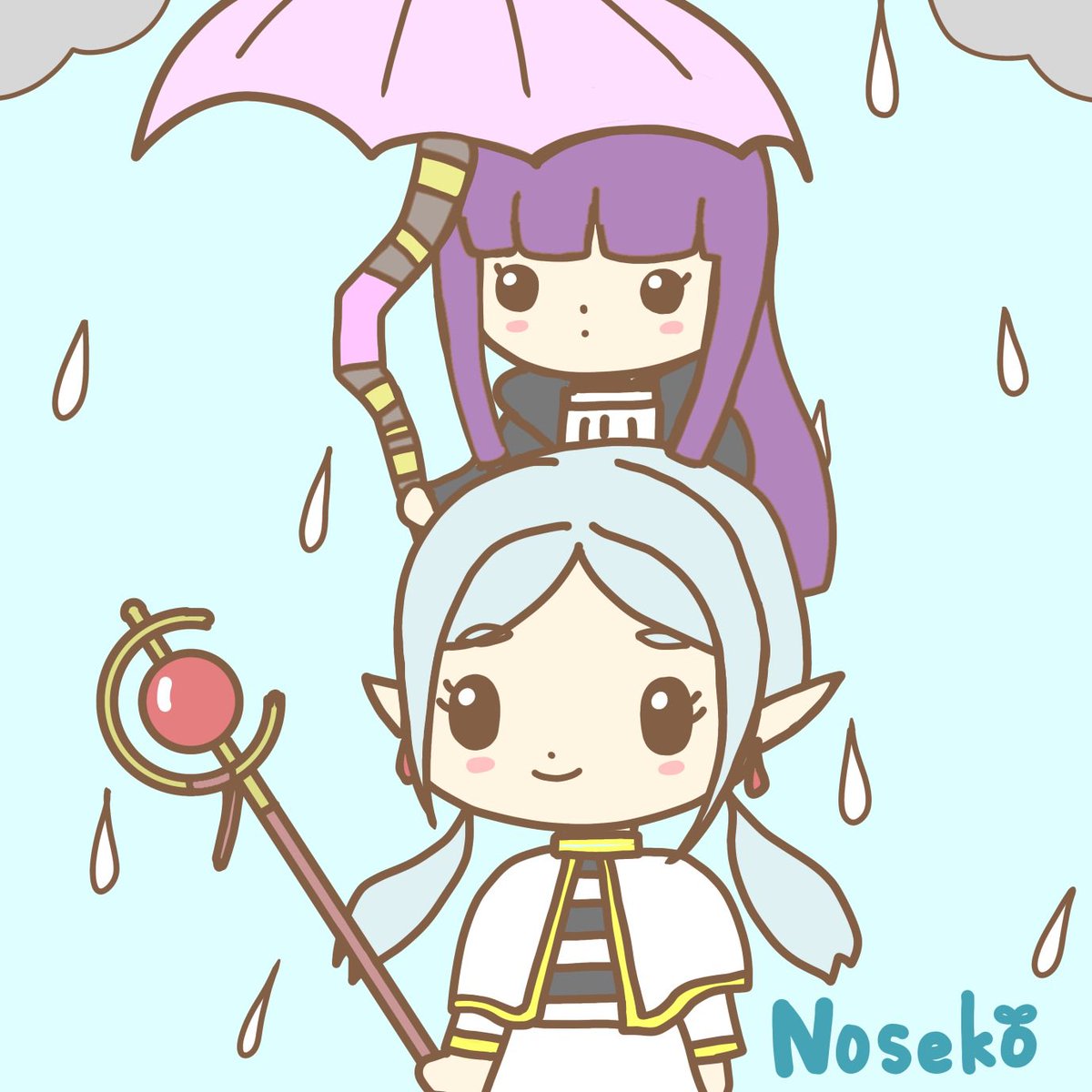 しばらくお天気が悪そう🌧️

#葬送のフリーレン #イラスト