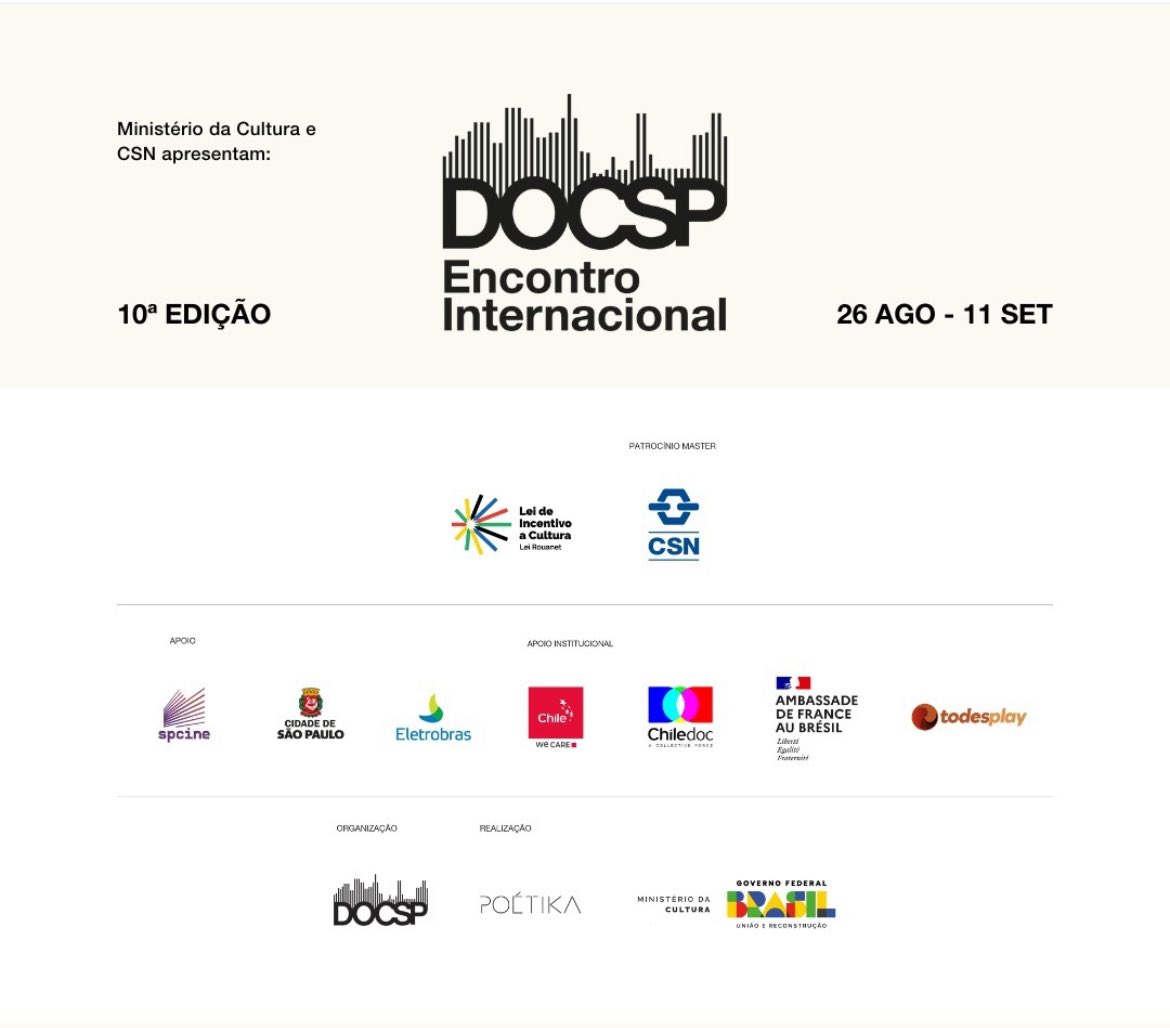 EncountersDoc's tweet photo. 🎥 10th DOCSP Face-to-Face SEMINARS
Mandisa Zitha, the Encounters Festival Director, will be in São Paulo to attend the DOCSP Seminar which takes place 07 SEPT from 10AM - 6PM.
#docsp10anos #docsp2024 #docsp #documentario #audiovisualbrasileiro #documentary #encountersdocfest https://t.co/IEBqFXOYpF