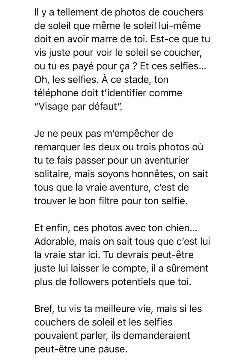 sylvain_f24's tweet photo. Je meurs… ☠️😭
J’ai tout de suite compris, je devrais arrêter mon compte Insta et ouvrir un compte que pour mon chien 

Insta: sylvainf24 https://t.co/IwzqhdCu9G