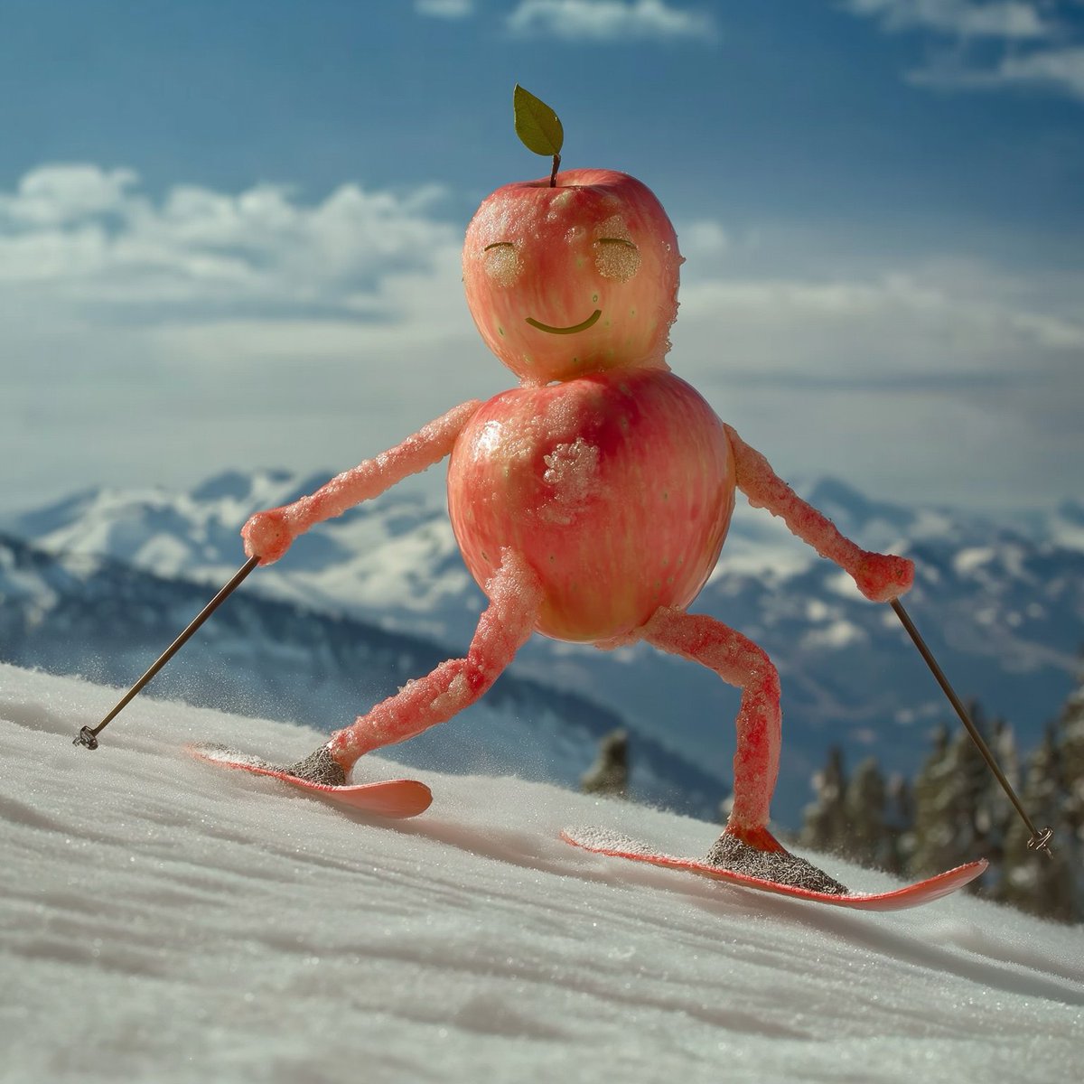 applememe2024's tweet photo. Tada! Who says you can’t ski in the summer? 🍏⛷️ When life gives you apples, hit the slopes with a smile! #SummerSkiing #FruityFun #AppleAdventures
Access through: https://t.co/JK0dUrCdGQ https://t.co/wCuNI7Los7