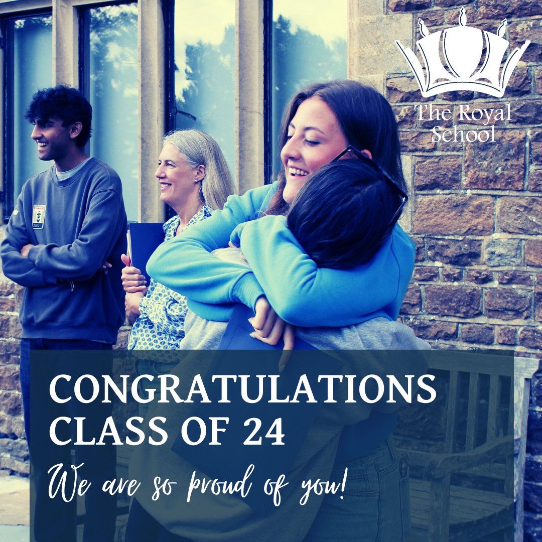 Royal School pupils are today celebrating their #ALevels2024 success and are enjoying taking up places on degree courses across the country.
Read the full story - royal-school.org/latest-news-ev…
#ClassOf2024 #ALevels2024 #TheBestInEveryone #FutureReady