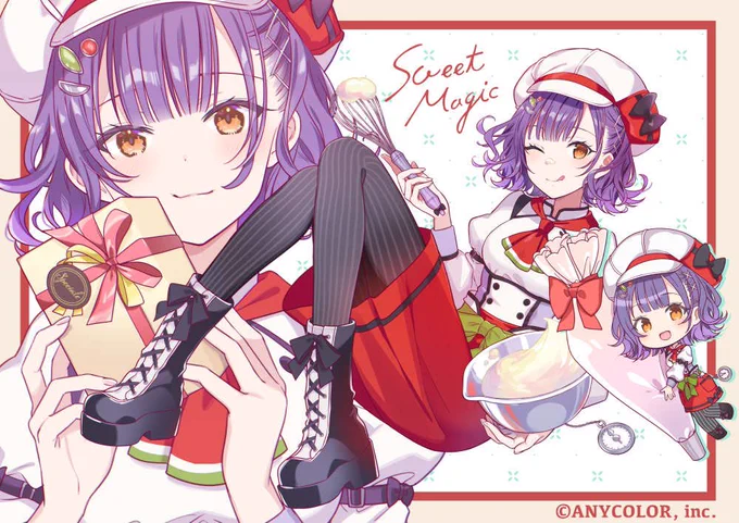 にじさんじ所属 七瀬すず菜さんの『スイートマジック』歌ってみたイラストを担当させていただきました!🥗お歌とっても素敵なのでぜひチェックしてください🙏✨この度はデビューおめでとうございます! 